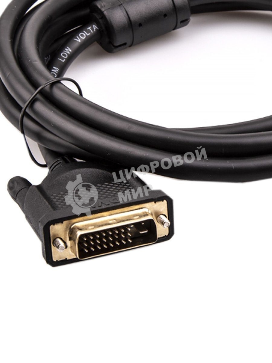 Кабель HDMI AM/DVI(24+1)M, 3 м, CU, 1080P@60Hz, 2F, VCOM CG484GD-3M