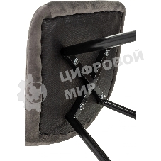 Стул для дома Бюрократ CH-K1_2 комплект 2 шт т. серый Holland 18 металл черный на ножках