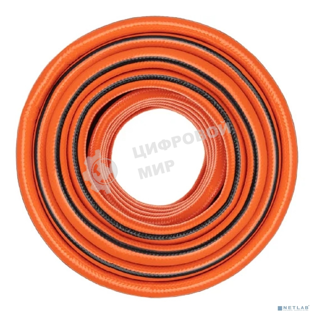 Шланг поливочный ПВХ 3-х слойный армированный 3/4дюйм 50м Профи Плюс ЧЕТЫРЕ СЕЗОНА 62-0230-1