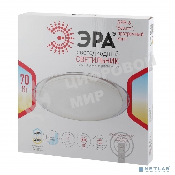 Светильник светодиодный декоративный ЭРА SPB-6-70-RC 