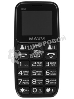 Мобильный телефон Maxvi B110 черный