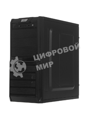 Компьютерный корпус ExeGate EX278399RUS Miditower ExeGate XP-329S Black, ATX, (XP500, Black,120мм), 2хUSB, Audio
