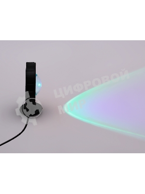 Атмосферная светодиодная настольная лампа Ambrella light DE8383 BK черный LED RGB 3W (ПДУ RGB)