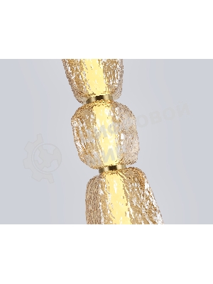 Светильник Ambrella light LH30112 SB/TI бронза/янтарь 35W 3000K D260*1325