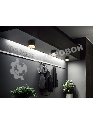 Светильник Ambrella light TN52887 SBK/SGD черный песок/золото песок GX53 max 12W D97*70
