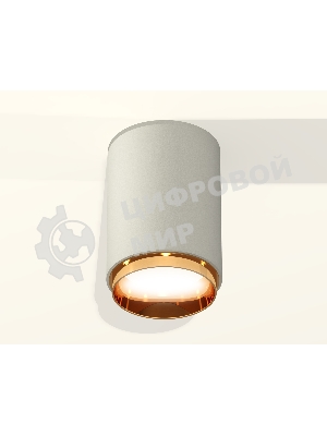 Светильник Ambrella Light XS6314024 SGR/PYG серый песок/золото желтое полированное MR16 GU5.3 (C6314, N6124)