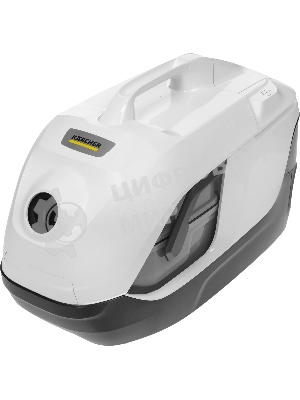 Пылесос Karcher DS 6 Plus белый/черный, 350/650 Вт, уборка влажная/сухая, пылесборник контейнер 2 л