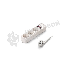 Сетевой фильтр ExeGate EX221181RUS SP-3-3W (3 розетки, 3 м, евровилка, белый)