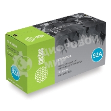Картридж лазерный Cactus CS-C4092A черный для HP LaserJet 1100/3200/3220 (2500 стр.)