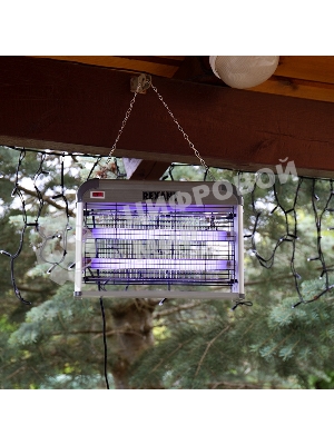 Антимоскитная лампа Rexant 2 х 10 Вт, 220 В (R80)