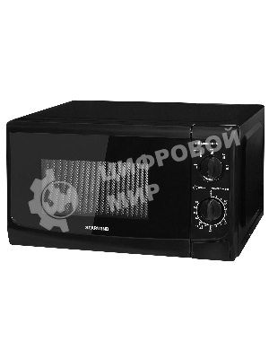 Микроволновая печь Starwind SWM5720 черный, 20 л, 700 Вт, переключатели - поворотный механизм