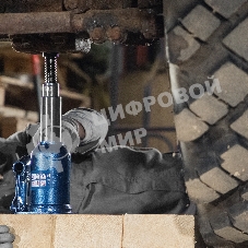 Домкрат гидравлический бутылочный телескопический Stels 8 т, подъем 180-410 мм