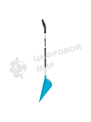 Лопата для уборки снега Palisad LUXE полипропилен, 365х460х1500мм, алюминиевый черенок, ПВХ накладка