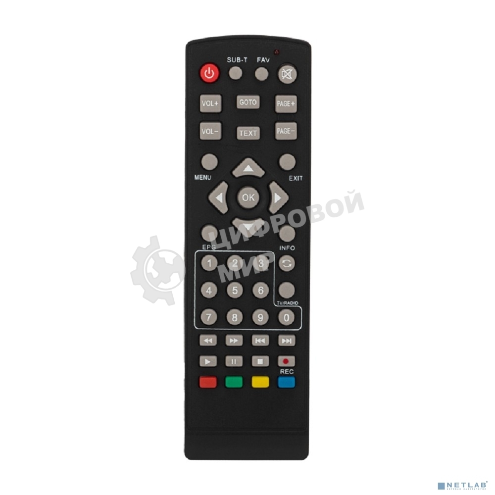 Универсальный пульт дистанционного управления Rexant для DVB-T2+TV (38-0012)
