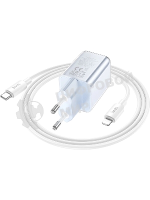 Сетевое зарядное устройство Hoco N47 Glorious 30W 3A (PD) белый PD30W