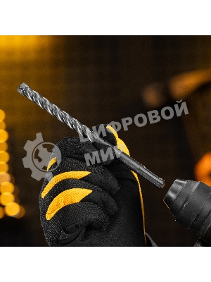 Бур по бетону Denzel цельная крестовая пластина, 10x165 мм, SDS PLUS
