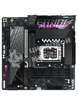 Материнская плата Gigabyte B860M AORUS ELITE WIFI6E, LGA 1851, Intel B860, 4xDDR5, 4xSATA, 3xM.2, 1xPCIe 5.0 x16, 1xPCIe 4.0 x4, 1xHDMI, 1xDP, 1xUSB4 Type-C, 1x 2.5Gb LAN, 4xUSB-A 3.2 Gen 1, 2xUSB-A 3.2 Gen 2, 4xUSB-A 2.0, 7.1, mATX