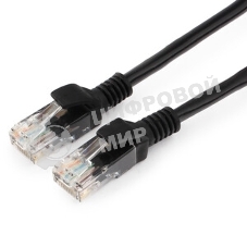 Патч-корд медный UTP Cablexpert PP10-7.5M/BK cat.5e, 7.5м, литой, многожильный, черный