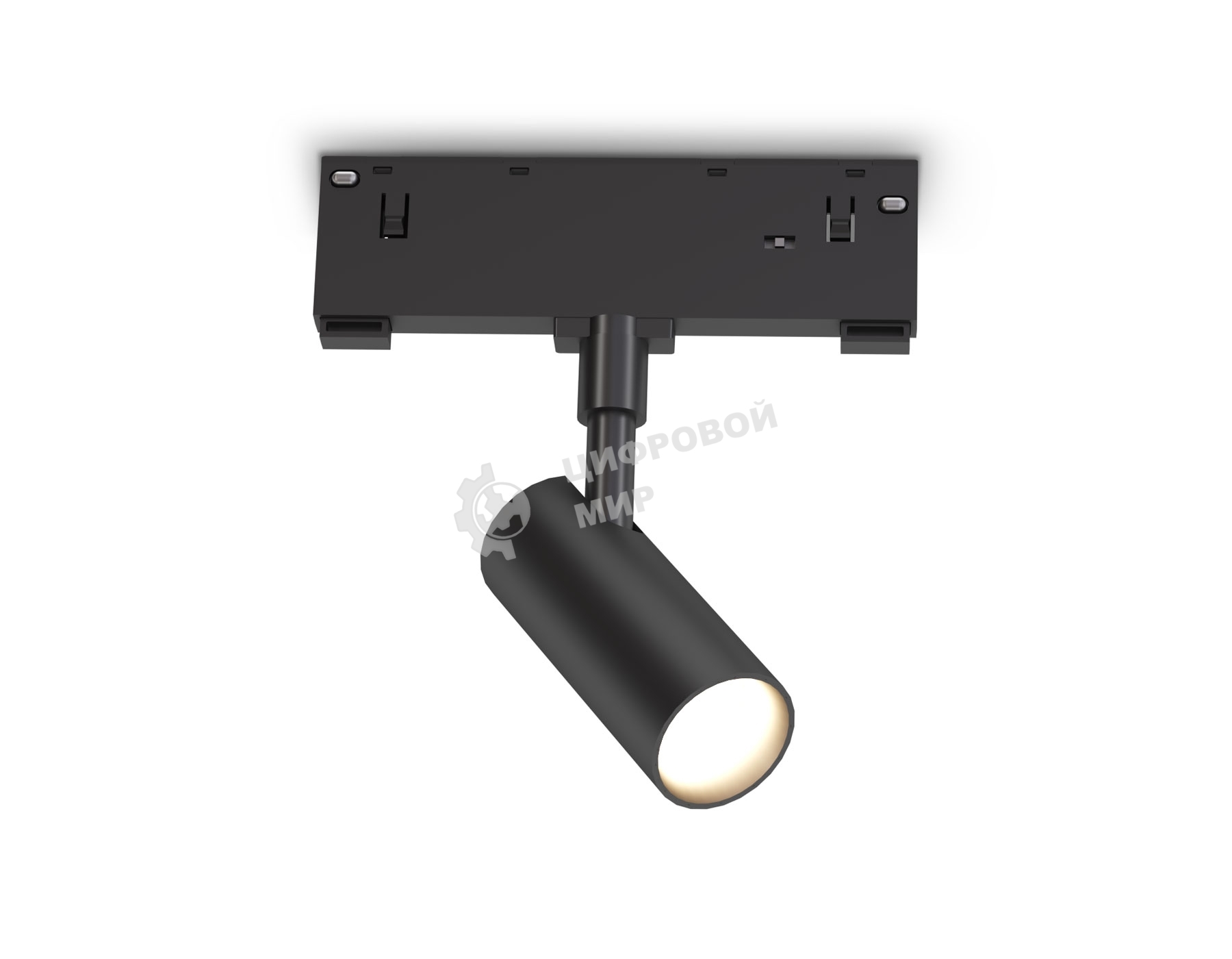 Трековый светильник GL2301 BK черный IP20 6W 3CCT 3000/4200/6400K 48V D35*80