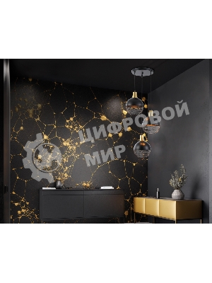 Светильник Ambrella light TR8505/3 BK/CP черный/медь E27/3 max 60W D410*1000