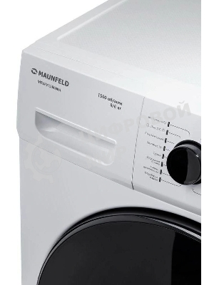 Стиральная машина Maunfeld MFWM1586WH белый, загрузка фронтальная 8 кг, 1500 об/мин., класс: А+++