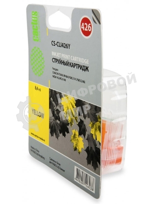 Картридж струйный Cactus CS-CLI426Y желтый (8,4 мл.) для Canon MG5140/5240/6140/8140/MX884