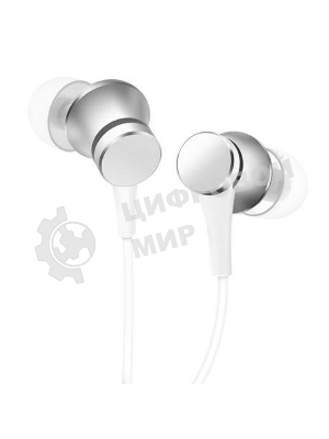 Проводные наушники Xiaomi Mi In-Ear Headphones Basic серебристый, внутриканальные, Jack 3.5 мм