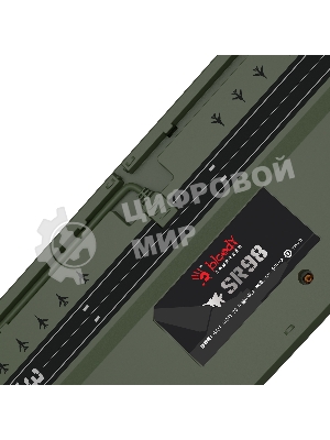 Клавиатура A4Tech Bloody S98 проводная, USB Type-A, белый/зеленый