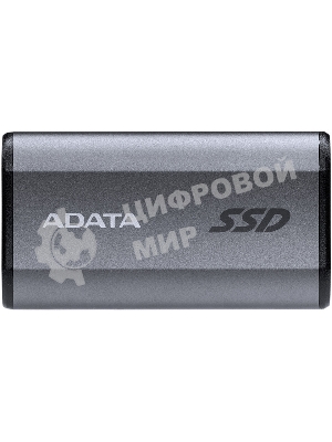 Внешний SSD ADATA Elite SE880, 1TB, USB 3.2 Gen 2x2 Type-C, R/W 2000/2000, серый