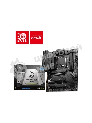 Материнская плата MSI MAG Z790 TOMAHAWK WIFI, LGA 1700, Intel Z790, 4xDDR5, 7xSATA, 4xM.2, 1xPCIe 4.0 x4, 1xPCIe 5.0 x16, 1xHDMI, 1xDP, 1x2.5Gb LAN, 4xUSB-A 3.2 Gen 1, 4xUSB-A 3.2 Gen 2, 1xUSB-C 3.2 Gen 2, 1xUSB-C 3.2 Gen 2x2, 5x3.5 мм, 7.1, Standard-ATX