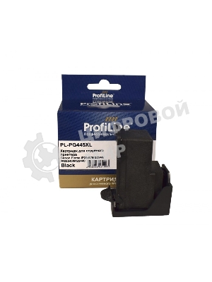 Картридж струйный ProfiLine PL-PG-445XL для принтеров Canon PIXMA IP2840/MG2440/MG2540/MG2540S/MG2545S/MG2940/MG3040/MX494/TS3140 с чернилами Black