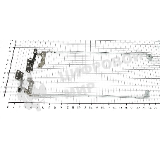 Петли для ноутбука Lenovo IdeaPad B480, B480E, B490, B490G, B485, M490, M495