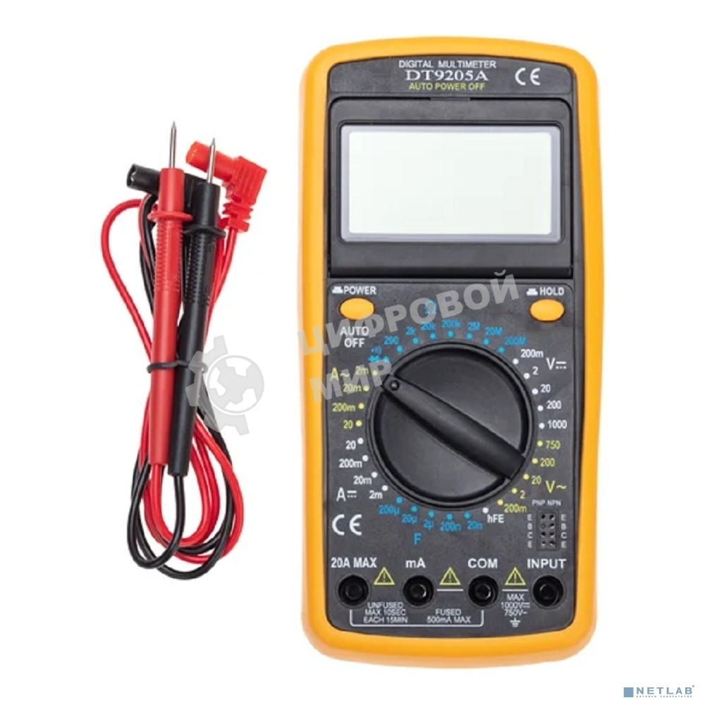 Мультиметр универсальный PROconnect P9205М