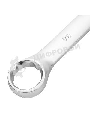 Ключ комбинированный Сибртех 36 мм, никелированный