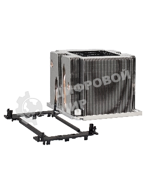 Радиатор+направляющая планка для процессора ExeGate ESNK-P0068P.2U.3647.Cu + BKT-0126 (Al+Cu, 2U, 4 тепл. трубки, LGA3647, Square, TDP 205W, 390г, на винтах, с термопастой, в комплекте с направляющей планкой (back plate BKT-0126), RTL)