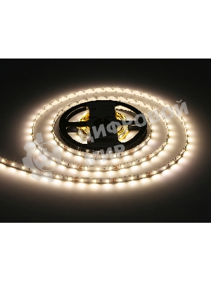 Светодиодная лента GS1002 2835 60Led/ 4.8W m/ 12V IP20 4500K/ 5000*8*1.2mm (2 конт.)