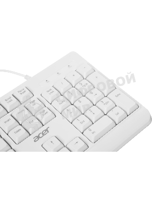 Клавиатура проводная Acer OKW301 (ZL.KBDCC.01B), USB, белый