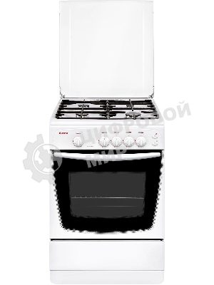 Плита газовая Gefest CG 60М C6 К73 белый, конфорок 4 шт, духовка 63 л, 60 см x 85 см x 60 см