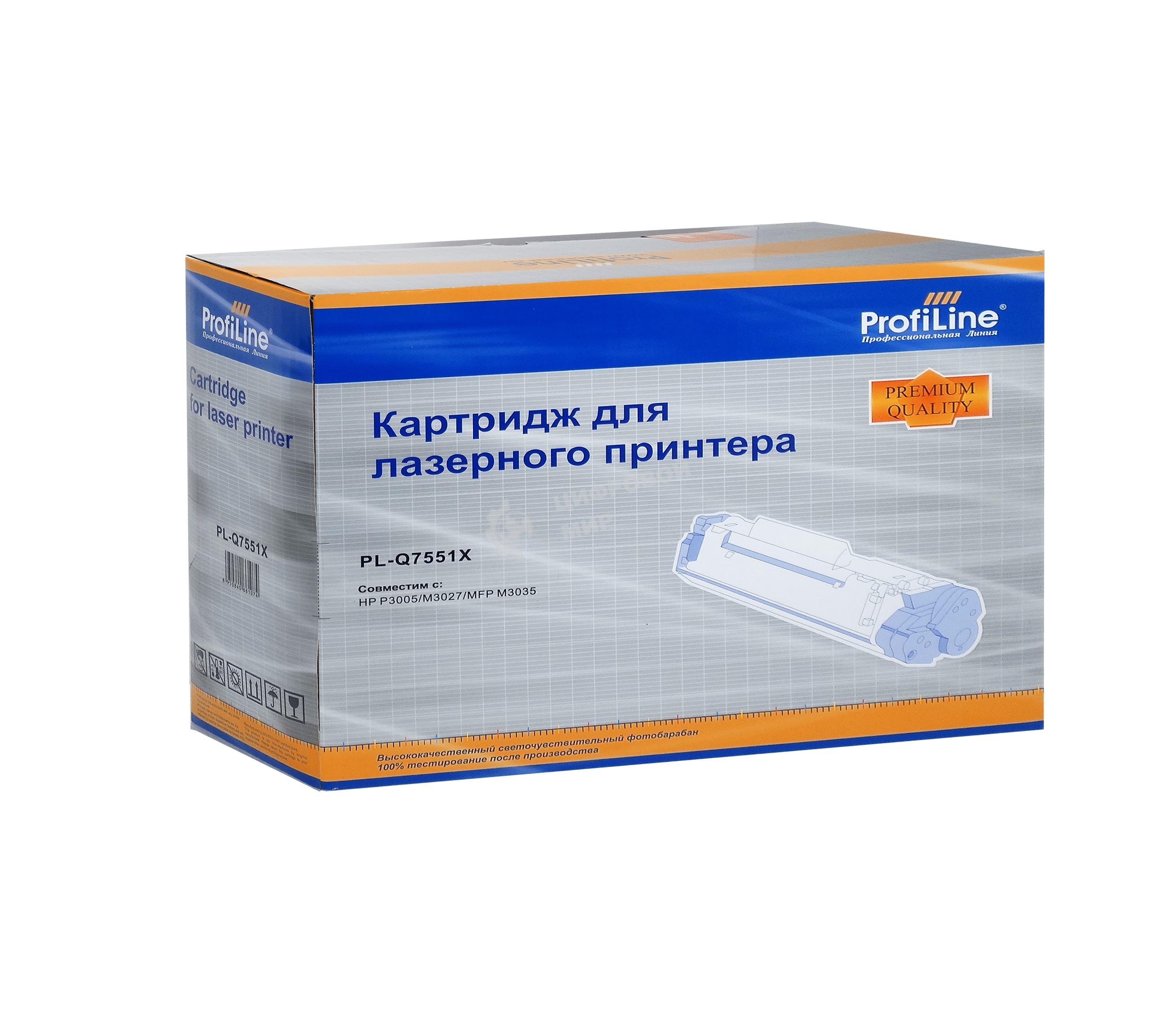 Картридж лазерный ProfiLine PL-Q7551X для принтеров HP LJ P3005/3005D/3005N/3005DN/3005X/M3027/MFP M3035MFP/M3035XS MFP 13000 копий
