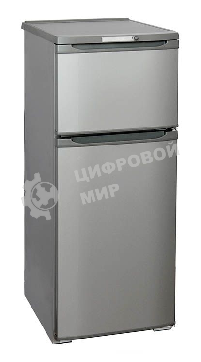 Холодильник Бирюса Б-M122 металлик двухкамерный 115/35л морозилка сверху