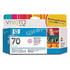 Картридж струйный HP №70 C9455A светло-пурпурный для HP DJ Z2100/Z3100 (130мл)