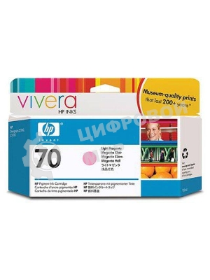 Картридж струйный HP №70 C9455A светло-пурпурный для HP DJ Z2100/Z3100 (130мл)