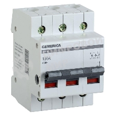 Выключатель нагрузки (мини-рубильник) 3п ВН-32 100А GENERICA IEK MNV15-3-100