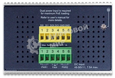 Коммутатор PLANET IGS-6325-8UP2S IP30 DIN-rail Industrial L3 8-Port 10/100/1000T 802.3bt PoE + 2-port 1G/2.5G SFP Full Managed Switch (-40 to 75 C, 8-port 95W PoE++, 802.3bt/PoH/Force modes, dual redundant power input on 48~56VDC terminal block, DIDO, ERPS Ring, 1588 PTP TC, Modbus TCP, ONVIF, Cybersecurity features, Hardware Layer3 OSPFv2 and IPv4/IPv6 Static Routing, supports MQTT, supports 100FX, 1000X and 2.5G SFP)