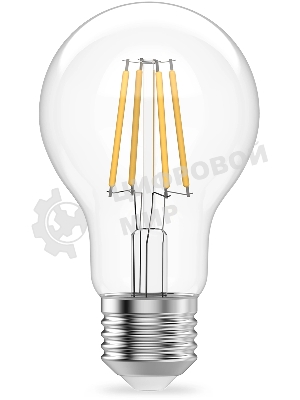 Лампа светодиодная филаментная Gauss Filament 7Вт цок.: E27 груша св. свеч. бел. теп. (упак.: 10 шт)