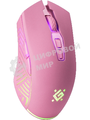 Мышь беспроводная Defender Pandora GM-502 розовый, 3200 dpi, радиоканал, USB, кнопки - 7