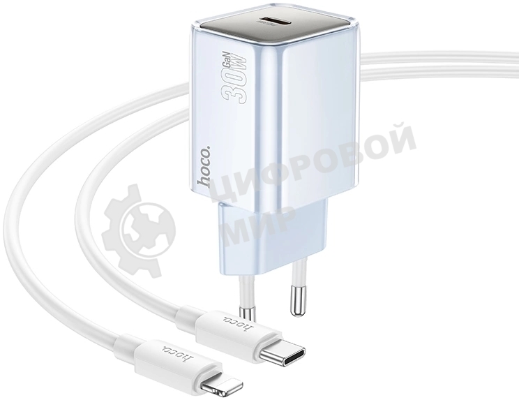 Сетевое зарядное устройство Hoco N47 Glorious 30W 3A (PD) белый PD30W