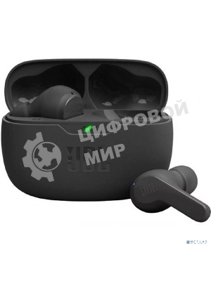 Наушники TWS JBL Wave Beam черный, внутриканальные, Bluetooth, быстрая зарядка, до 8 ч