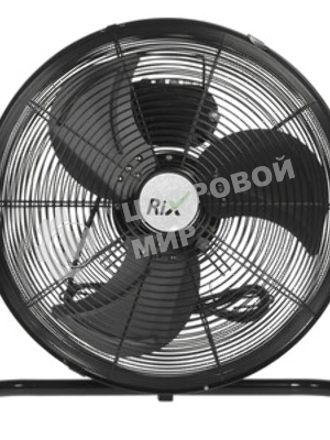 Вентилятор Rix NPSF-8000W хром, напольный, 90 Вт, 3 скорости, 41 см, металлический