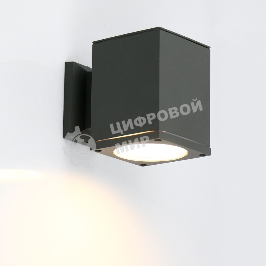 Фасадный светильник General GWL-GX53-M-IP65 Кватро Графит